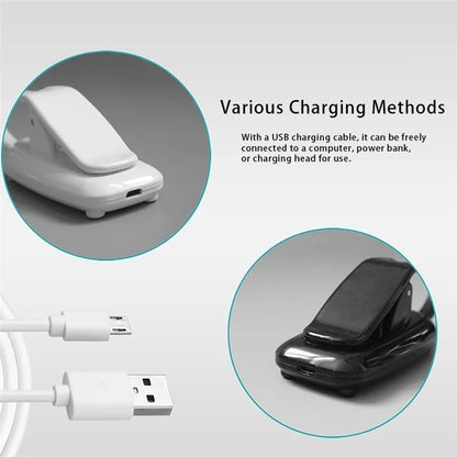ST-8021 3 Color Temperature Clip-on LED Light Home Dormitory USB Charging Reading Lamp