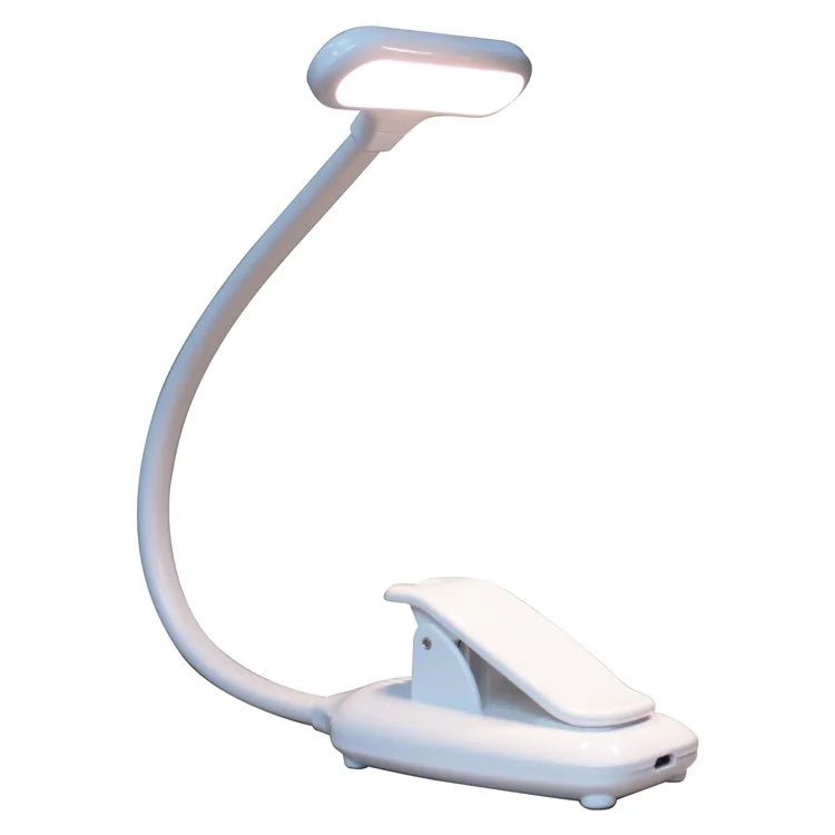 ST-8021 3 Color Temperature Clip-on LED Light Home Dormitory USB Charging Reading Lamp
