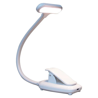ST-8021 3 Color Temperature Clip-on LED Light Home Dormitory USB Charging Reading Lamp