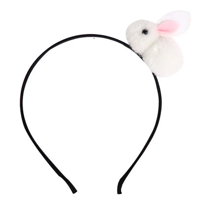 5Pcs Easter Bunny Headband for Kids Cute Plush Rabbit Hairband Children Hair Ornament