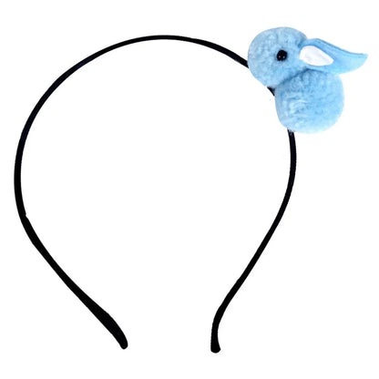 5Pcs Easter Bunny Headband for Kids Cute Plush Rabbit Hairband Children Hair Ornament