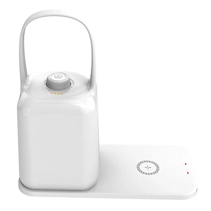 TB-10SW Portable Table Lamp with 5W Wireless Charging Function Dimmable Bedside Night Light