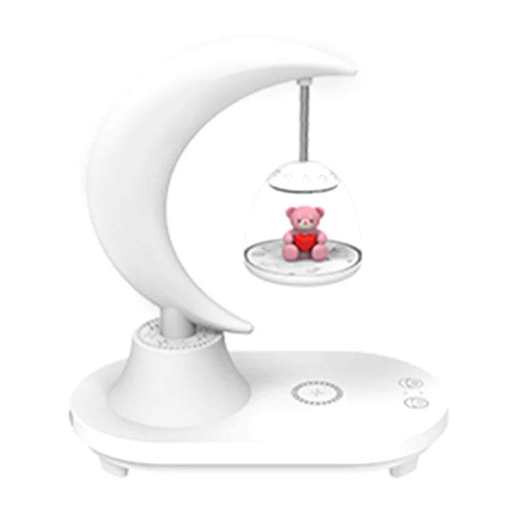 TB-22SFLIWBT Bluetooth Speaker Colorful Ambient Light Cute Bear Style Table Lamp with Wireless 15W Charging
