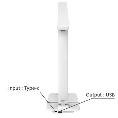 TD-619S-CD USB Stepless Dimming Night Light Student Study Reading Desk Lamp with Phone Holder