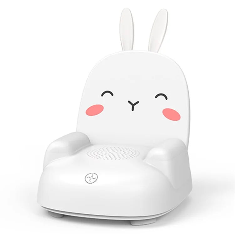 TB-99S Cute Rabbit Shape Night Light with Bluetooth Speaker Ambient Light 7 Color Table Lamp