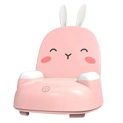 TB-99SLIWBT Rabbit Design 7 Color Ambient Light Bluetooth Speaker Night Light Table Lamp with 15W Wireless Charging