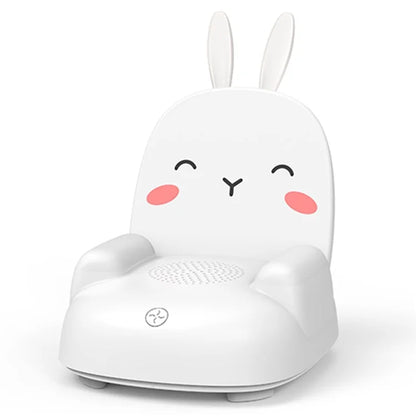 TB-99SLIWBT Rabbit Design 7 Color Ambient Light Bluetooth Speaker Night Light Table Lamp with 15W Wireless Charging