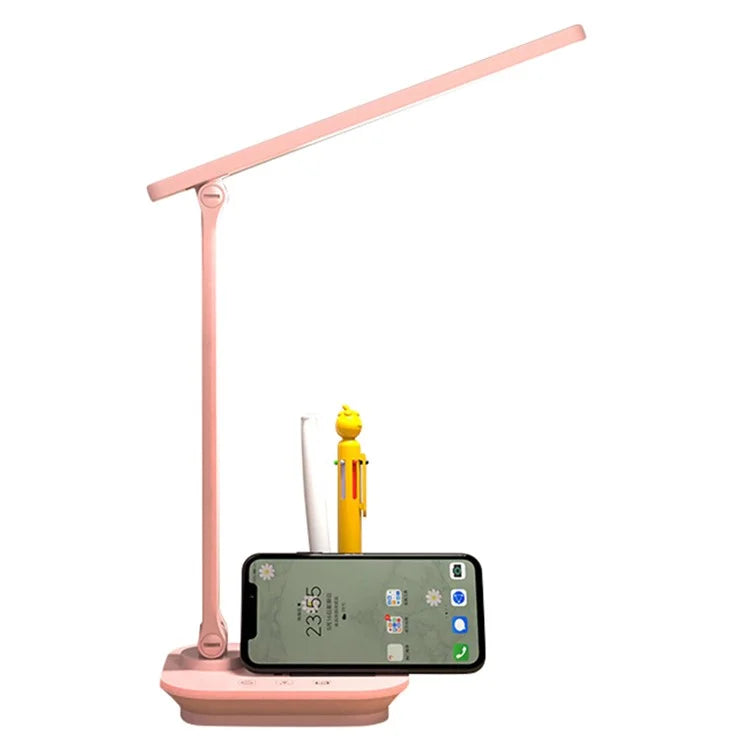 TB-87SLI Battery Powered Folding LED Light 3 Color Temperature Stepless Dimming Night Light with Pen Holder