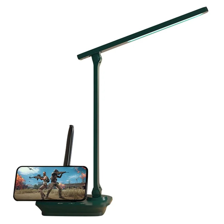 TB-87SLI Battery Powered Folding LED Light 3 Color Temperature Stepless Dimming Night Light with Pen Holder