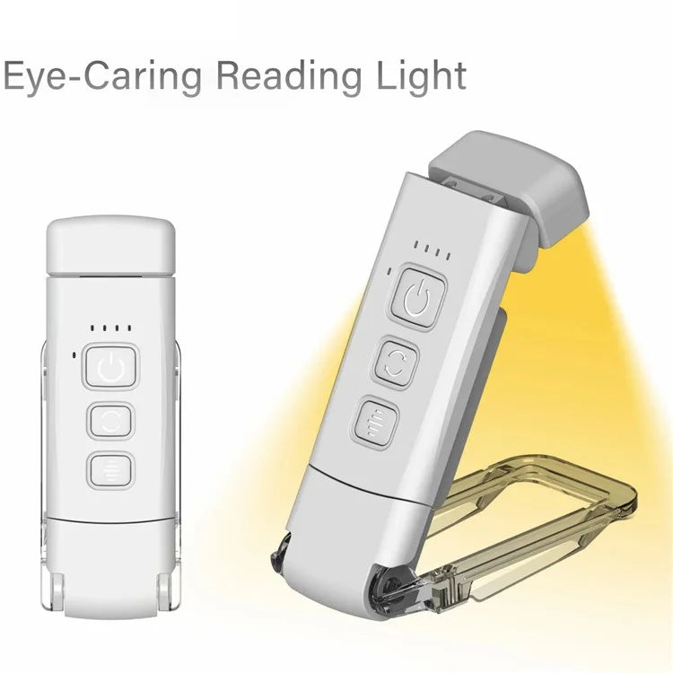 CS-X18 USB Rechargeable Portable Mini Night Light Clip Design Desktop LED Lamp