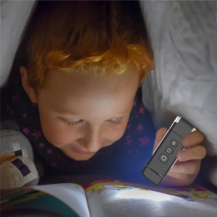 CS-X18 USB Rechargeable Portable Mini Night Light Clip Design Desktop LED Lamp