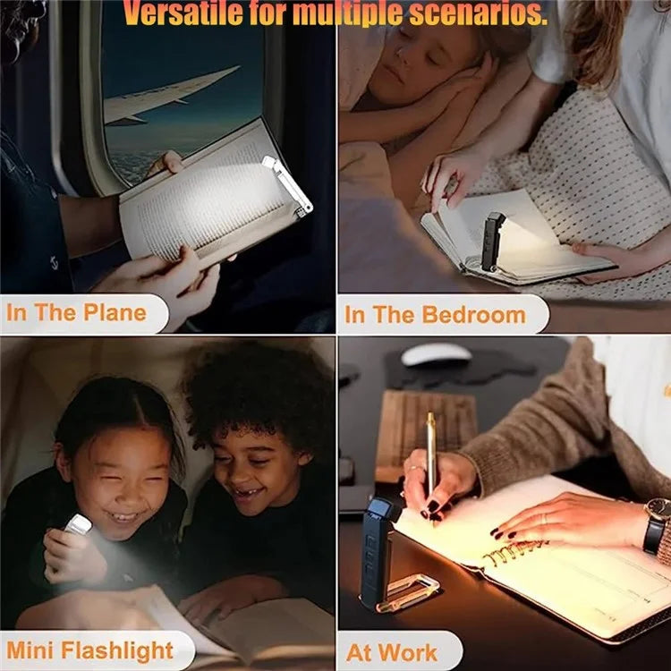 CS-X18 USB Rechargeable Portable Mini Night Light Clip Design Desktop LED Lamp