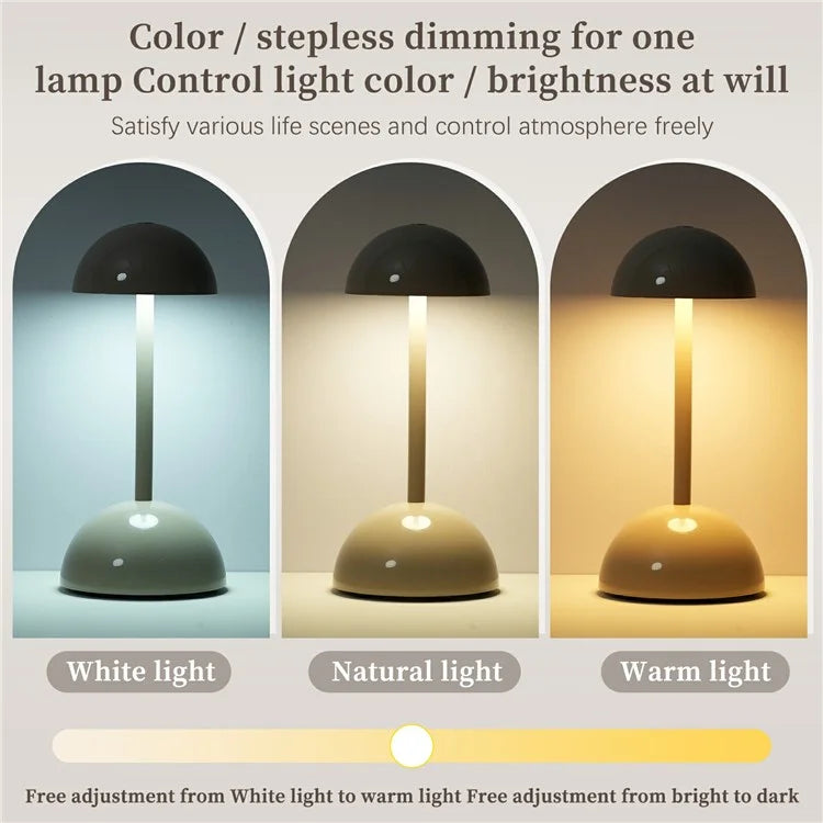 TD-06 Mushroom Flower Bud Bedside Lamp Mini Battery Operated LED Desk Light