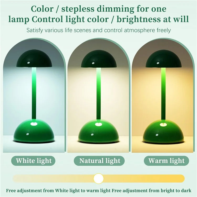 TD-06 Mushroom Flower Bud Bedside Lamp Mini Battery Operated LED Desk Light