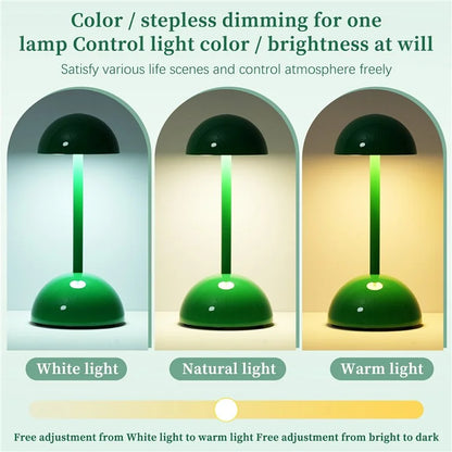 TD-06 Mushroom Flower Bud Bedside Lamp Mini Battery Operated LED Desk Light