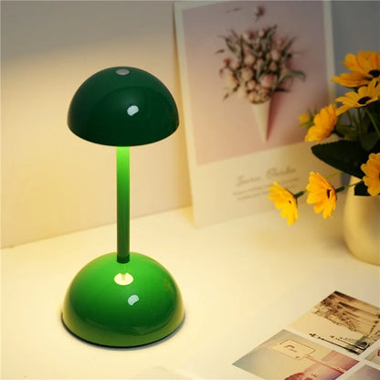 TD-06 Mushroom Flower Bud Bedside Lamp Mini Battery Operated LED Desk Light