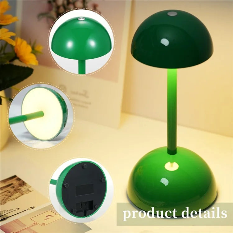 TD-06 Mushroom Flower Bud Bedside Lamp Mini Battery Operated LED Desk Light
