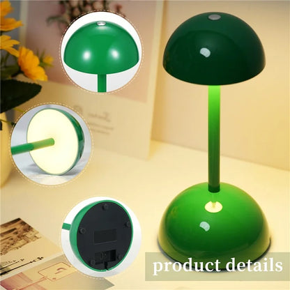 TD-06 Mushroom Flower Bud Bedside Lamp Mini Battery Operated LED Desk Light