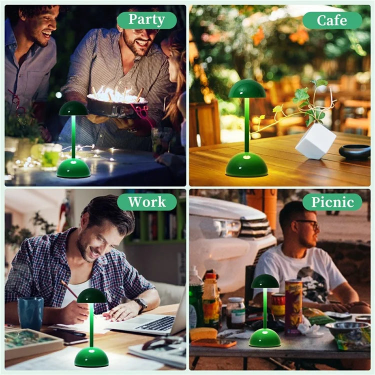 TD-06 Mushroom Flower Bud Bedside Lamp Mini Battery Operated LED Desk Light