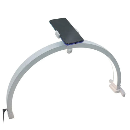 M12X 56cm Touch Control Foldable Desk Nail Light 3 Color Temperature LED Half Moon Lamp
