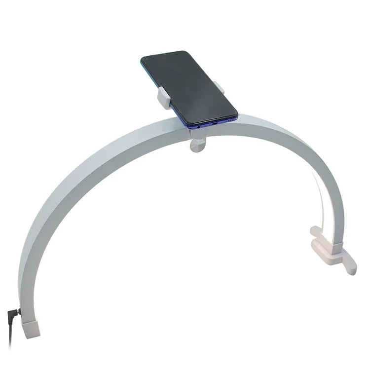 M12X 56cm Touch Control Foldable Desk Nail Light 3 Color Temperature LED Half Moon Lamp