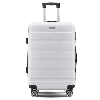 24-Inch Checked Luggage Case Pull Trolley Bag Suitcase Baggage, 39x26x64cm
