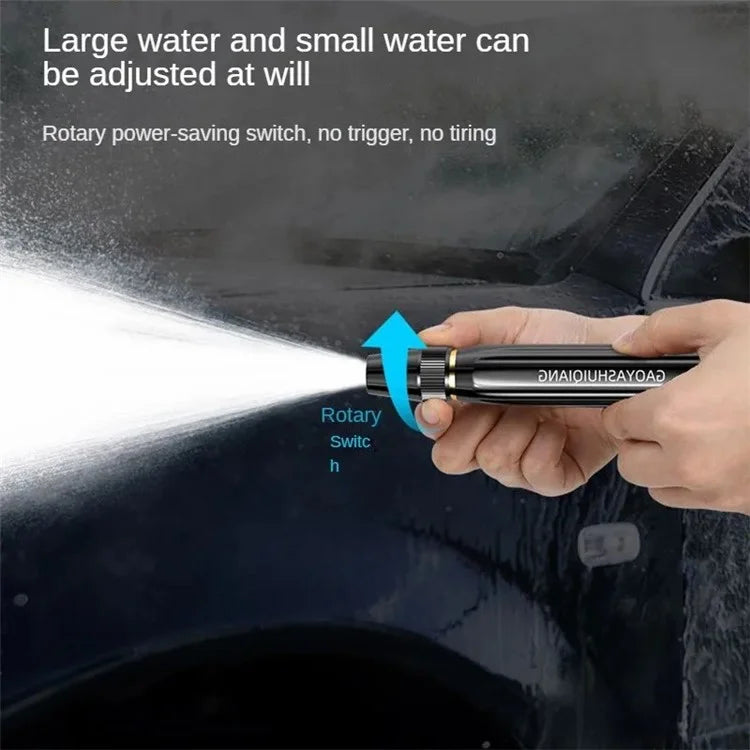 Car Washing Spray Nozzle High Pressure Vehicle Cleaning Watering Flushing Spray Gun with 15m Water Hose