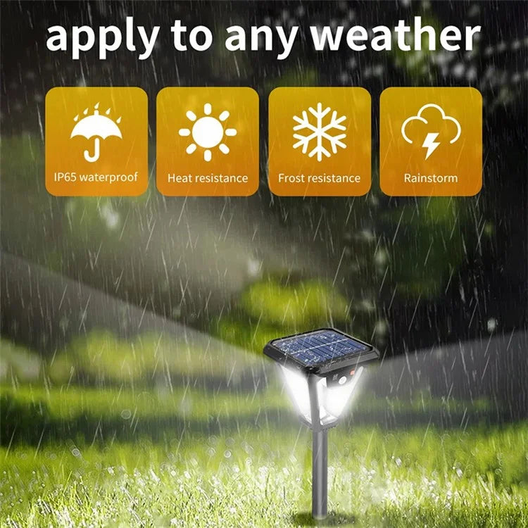 Solar Power Outdoor Waterproof Light Garden Yard Lawn Ground Inserting Tungsten Lamp