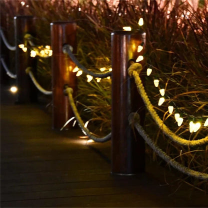 5m 20-LED Strawberry String Light 8 Modes Solar Outdoor Garden Yard Christmas Decorative Lamp
