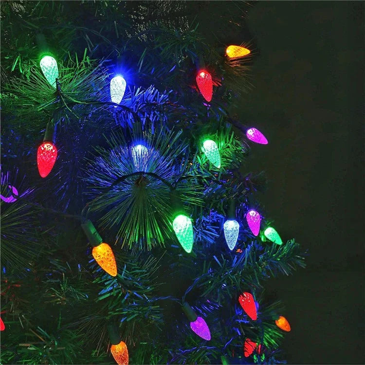 5m 50-LED Strawberry Shape String Light 8 Modes Timing Waterproof Outdoor Indoor Decorative Lamp