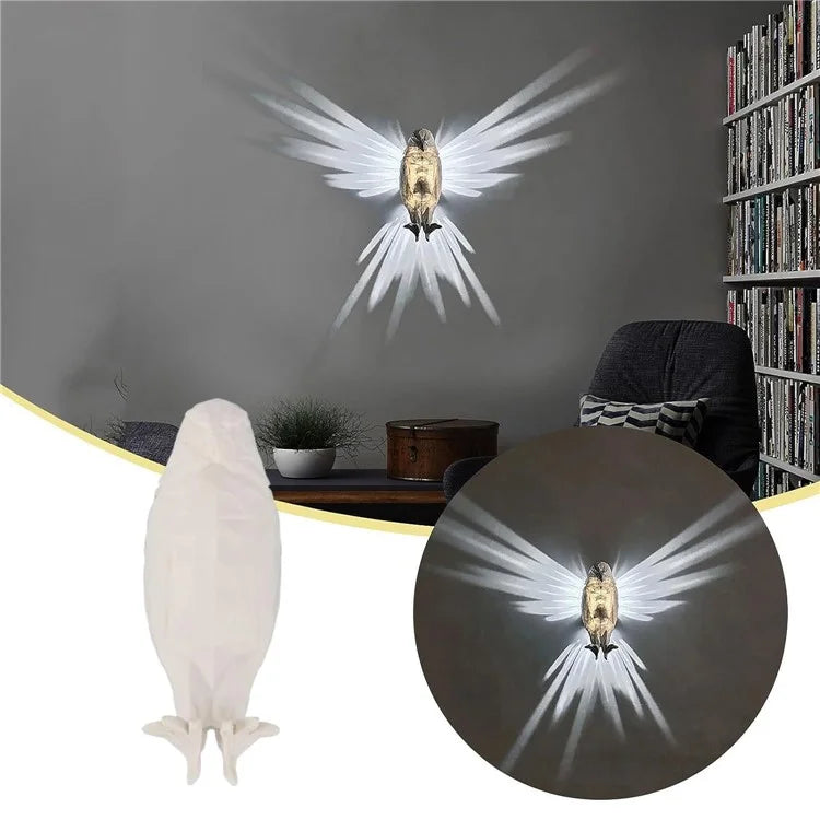 Eagle Shape Creative Wall Lamp LED Night Light Home Restaurant Bar Decoration