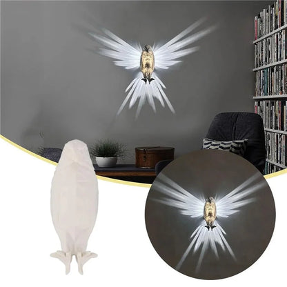 Eagle Shape Creative Wall Lamp LED Night Light Home Restaurant Bar Decoration