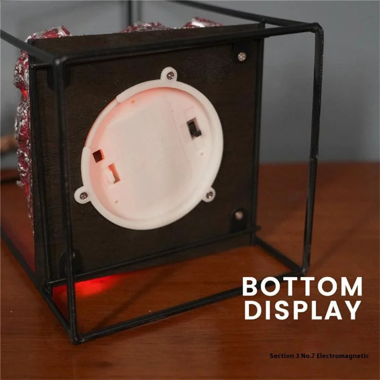 Imitation Charcoal Flame Lamp LED Decorative Light Iron Ornament Home Decoration - Style C