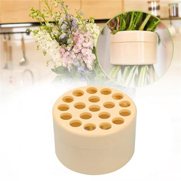 7cm Flower Arranger for Large and Small Flower Stems Reusable Bouquet Stand Spiral Flower Stem Holder ABS +TPE Flower Arranger