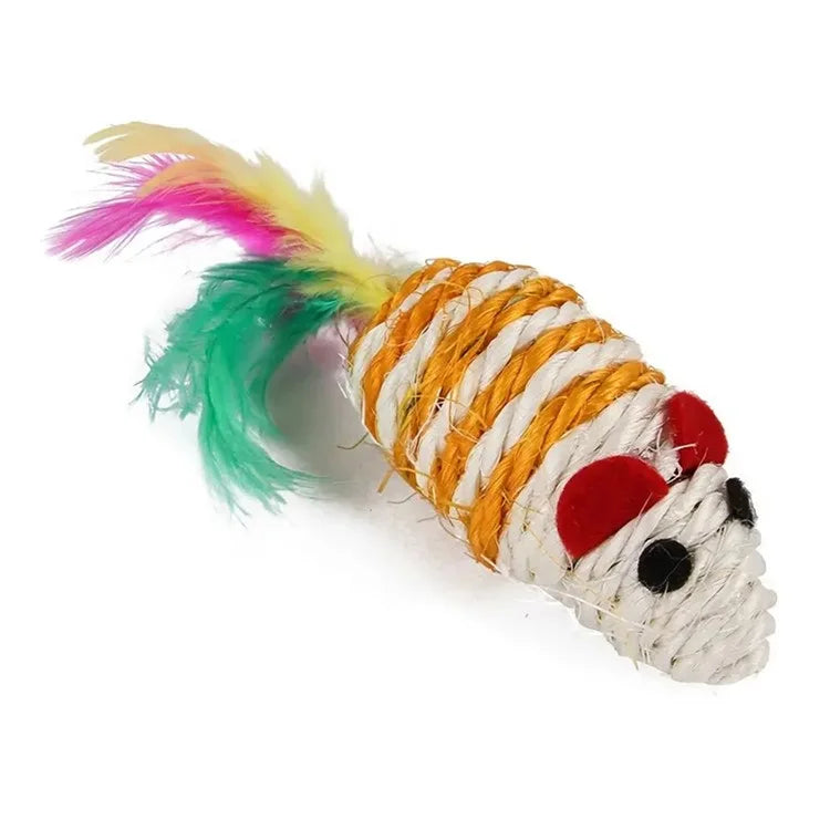 22Pcs  /  Set Cat Toys Set with T-Shaped Colorful Tunnel Interactive Cat Toy Feather Mouse Crinkle Balls