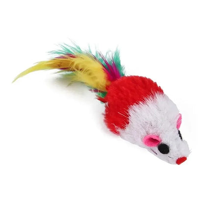 22Pcs  /  Set Cat Toys Set with T-Shaped Colorful Tunnel Interactive Cat Toy Feather Mouse Crinkle Balls