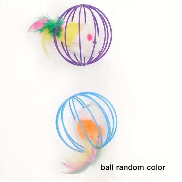 27Pcs / Set Cat Toys Set with T-Shaped Black Tunnel Interactive Cat Toy Feather Fish Mouse Crinkle Balls