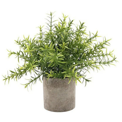 Artificial Grass Plastic Simulation Potted Plant Desktop Decoration for Living Room