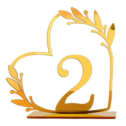 DIY Acrylic Numbers Wedding Table Numbers Mirror Table Numbers