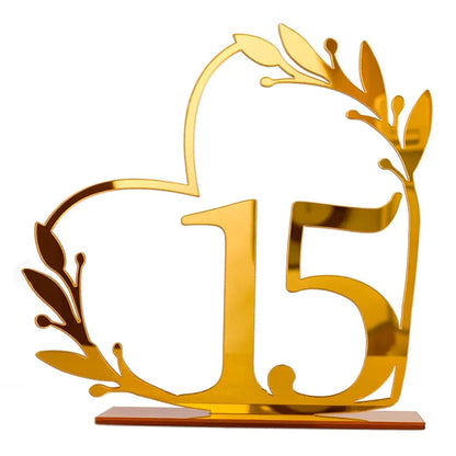 DIY Acrylic Numbers Wedding Table Numbers Mirror Table Numbers