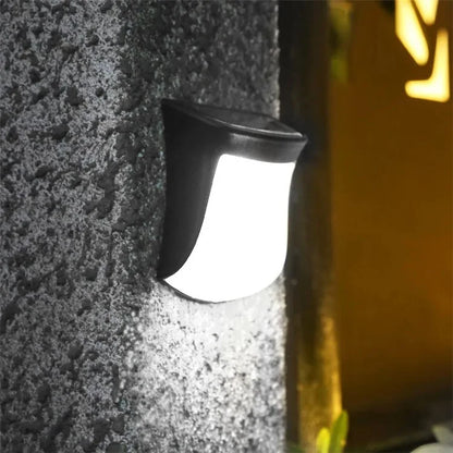 DS1111 4PCS Waterproof Home Yard Porch Lamp LED Solar Wall Hanging Light Home Garden Decoration