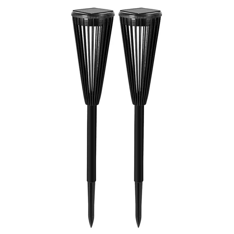 DS129 2Pcs Outdoor Solar Light Waterproof Lawn Lamp Courtyard Garden Decoration