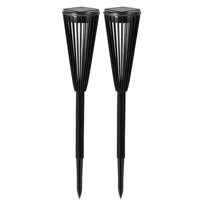 DS129 2Pcs Outdoor Solar Light Waterproof Lawn Lamp Courtyard Garden Decoration