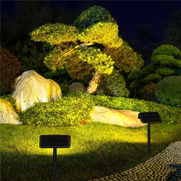 DSL09 Solar Powered Home Yard Porch LED Lamp Waterproof Garden Grass Lawn Decoration Light with Stake