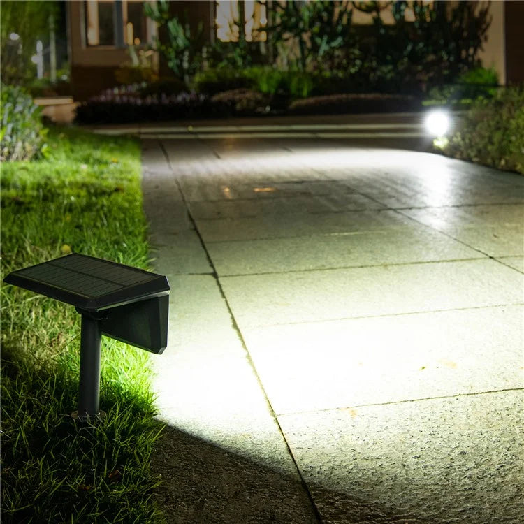 DSL09 Solar Powered Home Yard Porch LED Lamp Waterproof Garden Grass Lawn Decoration Light with Stake
