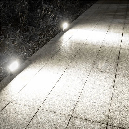 DSL09 Solar Powered Home Yard Porch LED Lamp Waterproof Garden Grass Lawn Decoration Light with Stake