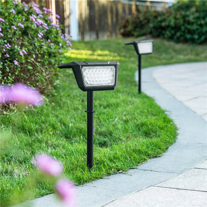 DSL09 Solar Powered Home Yard Porch LED Lamp Waterproof Garden Grass Lawn Decoration Light with Stake