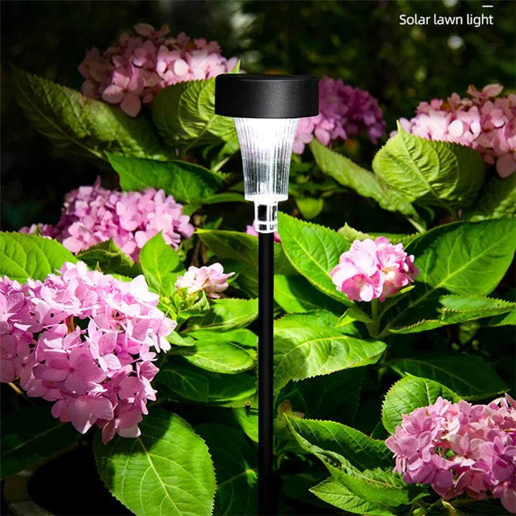 DS001 4PCS Solar Powered Home Lawn LED Lamp Waterproof Garden Decoration Light with Stake