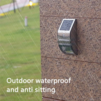 DS-SL2 Trapezoidal Solar Wall Light Waterproof PIR Motion Sensor Garden LED Light