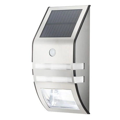 DS-SL2 Trapezoidal Solar Wall Light Waterproof PIR Motion Sensor Garden LED Light